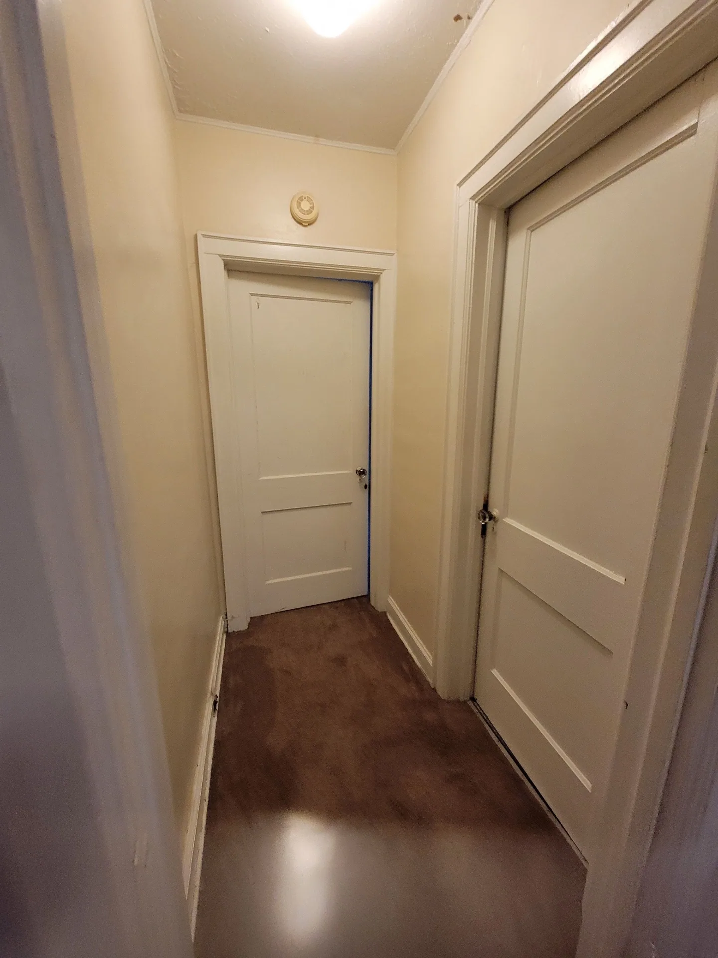 2048 Iuka Ave. B interior hallway with original doors