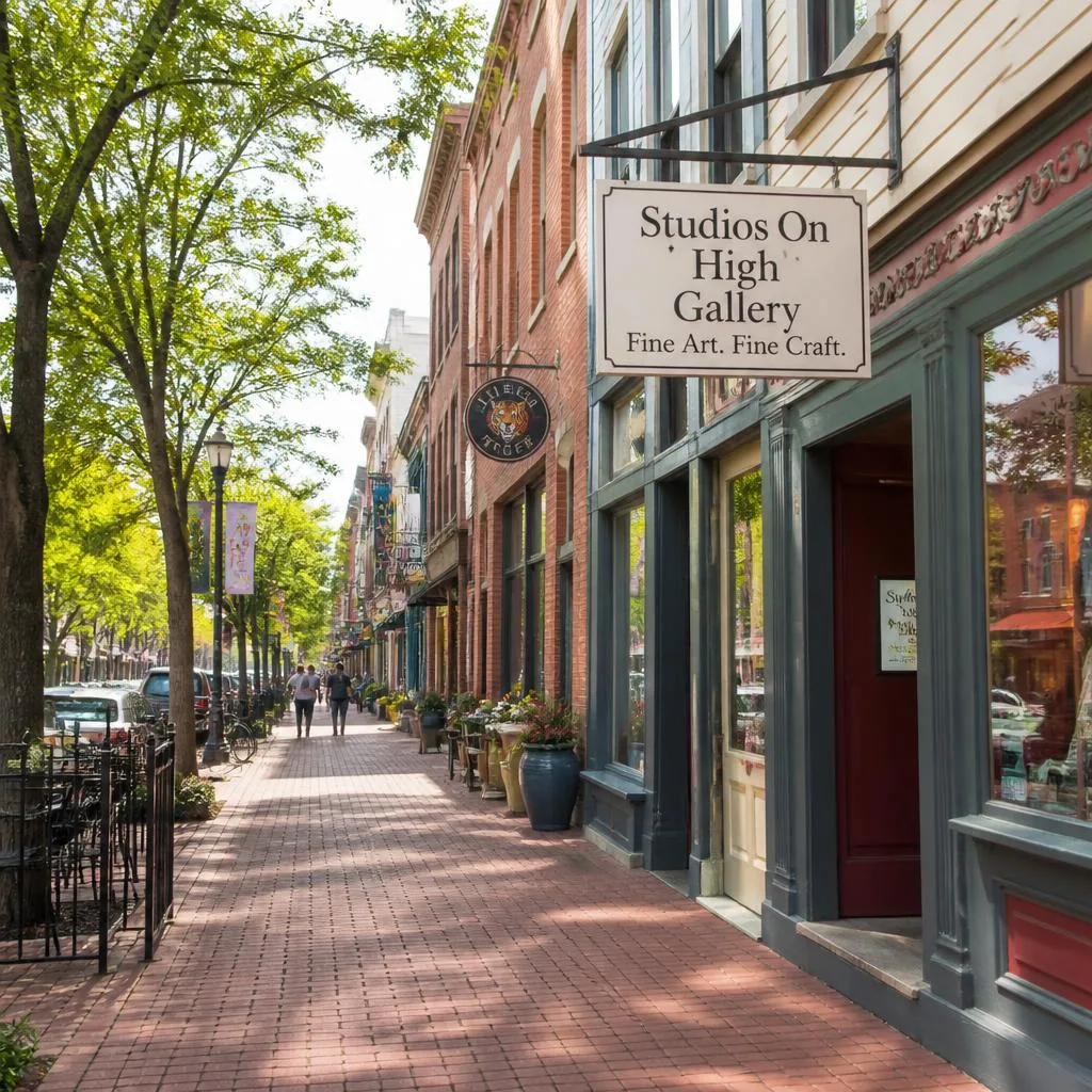 Shops in the Short North Arts District