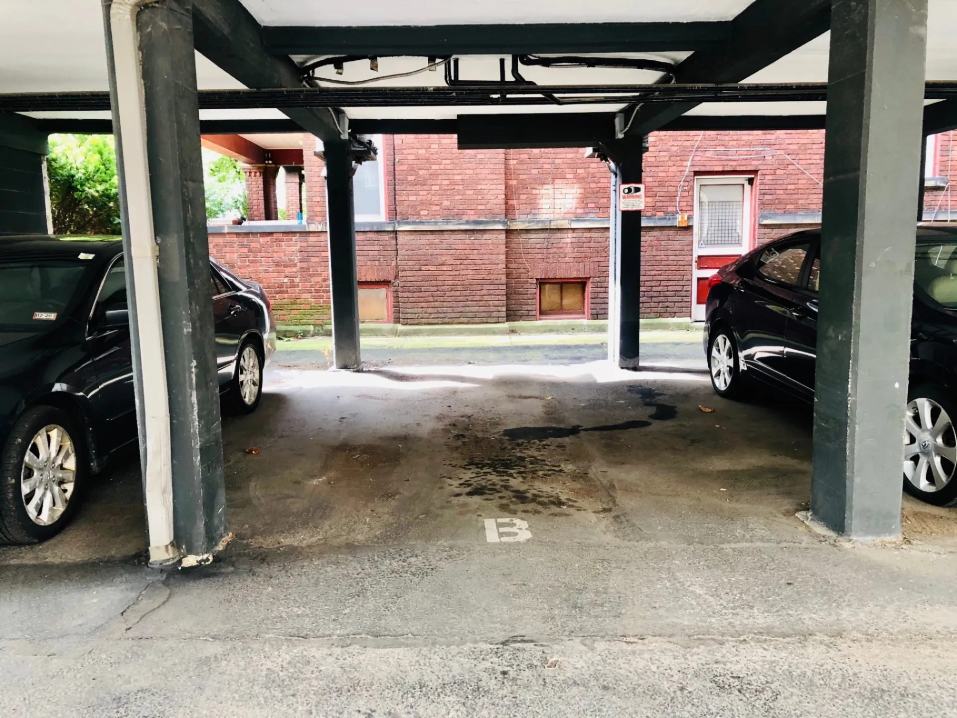 2011 Summit St. Unit C reserved carport parking space